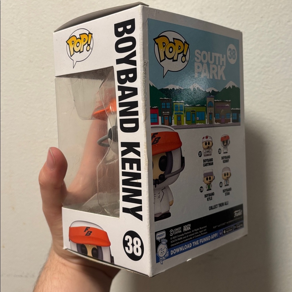 Funko Pop! South Park Boyband Kenny Figure - Orange and White - Picture 2 of 3